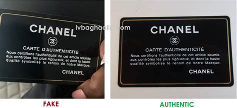 chanel certificate of authenticity.